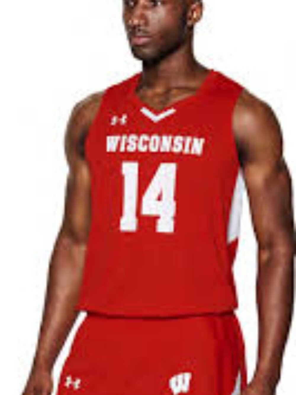 Under Armour Men's Wisconsin Badgers #14 Sample Sports Tank Top Singlet